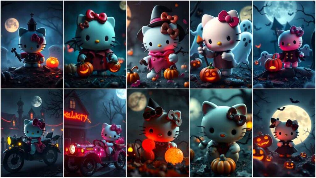 Halloween hello kitty wallpaper