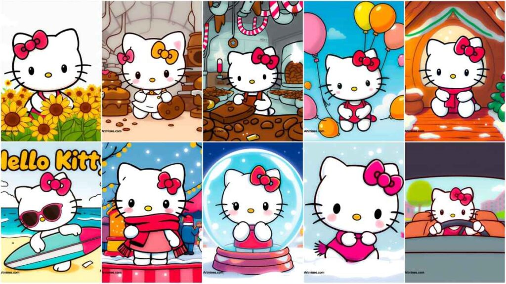 Wallpaper hello kitty